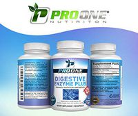 ProOne Nutrition Digestive Enzyme Plus Supplement - Pancreatin – Natural Probiotic Digestion Support & Nutrition Absorption, Relief for Gas & Bloating, Helps Leaky Gut Pancreatitis & IBS