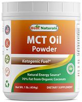 Best Naturals MCT Oil Powder 1 Pound - Ketosis Supplement (Medium Chain Triglycerides - Coconuts) for Ketone Energy - Easy to Digest - for Coffee, Smoothies & Hot Beverages!