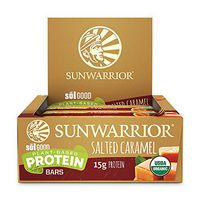 Sunwarrior - Sol Good Protein Bar, Vegan, Organic, Brown Rice, Pea & Quinoa Protein (Salted Caramel)