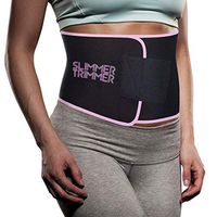 Slimmer Trimmer Premium Waist Trimmer - Weight Loss Sweat Belt Waist Trainer for Women + Men Adjustable Thermal Stomach Slimming Wrap. Belly Fat Burner, Abdominal Lower Back Support (S-M - Up to 41")