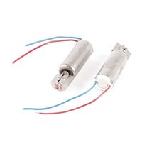 uxcell 2 Pcs 6mm x 21mm 3500RPM Speed 2 Leads Micro Vibrating Motor DC 3V