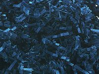 Navy Blue Crinkle Cut Paper Shred 10 lb Box ~ Spring-fill Shred - WRAPS-ZF10NB
