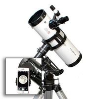 AstroVenture 4.5" Reflector Telescope with Universal Smartphone Camera Adapter (White)