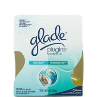Glade PlugIns Scented Oil Refills Dual Pack, 1 of each refill, Ocean Blue & Refreshing Surf