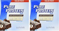 Pure Protein Dark Chocolate Coconut, 1.76oz, 2 Pack (12 Count)