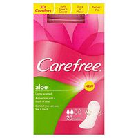 Carefree Panty Liners Breathable Aloe 20