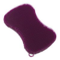 Kuhn Rikon 20137 Stay Clean, Purple Silicone Scrubber, 5" x 3"