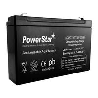PS-670 Battery 6V 7A SLA 6 Volt 7 Amp DJW6-7 UB670 PC670 GP672
