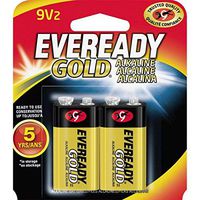 216-Pack Eveready 9V Gold Battery Alkaline Lot Bulk 9 Volt 9V2 x108 Exp: 12/2021