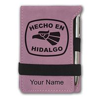 Mini Notepad, Hecho en Hidalgo, Personalized Engraving Included (Pink)