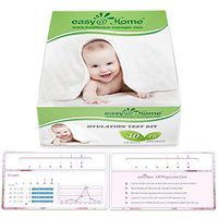 Easy@Home Newly Launched Ovulation Predictor Kit Including 40 LH Test Strips and 10 HCG Test Strips Plus Progression Card and Log, Ovulatory Monitor Test for Ovulation Progression Tracking, 40LH+10HCG
