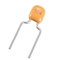 uxcell Monolithic Capacitor 50V 0.1uF Multilayer Ceramic Chip Capacitors for Computers DIY Yellow Pack of 50