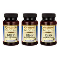 Swanson Betatene Natural Mixed Carotenoids 60 Sgels (3 Pack)