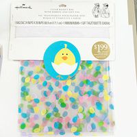 Hallmark Easter Basket Bag with Ribbon & Gift Tag