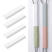 Cable Concealer White Adhesive Hides TV Cords 4X 11 inch White Cable Raceways Can Be Fit Together to Any Length for Home Theater, TV and Office