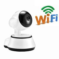 New ! Pan Tilt Wireless IP Camera WiFi 720P CCTV Home Security Cam Micro SD Slot Support Microphone & P2P Free APP ABS Plastic