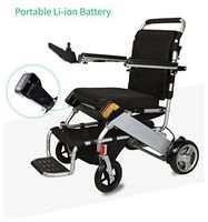 Karman Tranzit, Powerchair, Weighs ONLY 46 lbs with Battery - Supports 264 lbs. Opens & Folds in just Seconds. Electric Motorized Folding Electric Wheelchair (Silver)
