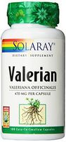 Solaray Valerian Root Capsules, 470 mg, 100 Count