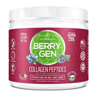 Berry Gen Restore Dual Action Collagen & Antioxidants, Grass-Fed Collagen Peptides, Great Tasting, Easy to Mix Powder. Colageno Hidrolizado Colageina (Berry Gen Restore, Three)