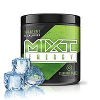 MIXT Energy Supplement, Designed for Energy and Focus, 8 Hour Energy Drink, No Sugar, No Calories, Awesome Taste, Gaming Energy, Keto Approved (60 Servings, Starfruit Blast)
