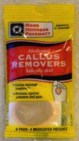 GNP Callus Removers (6 Pads - 4 Patches)