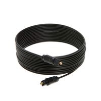 12ft S/PDIF Toslink Cable, Slim Design Audio Digital Optical Fiber Optic Premium Cord, Male to Male (12FT)