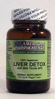Liver Detox with Milk Thistle American Supplements 60 VCaps