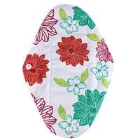 Reusable Menstrual Pads, Bestpriceam S/M/L Random Pattern Reusable Bamboo Cloth Washable Menstrual Pad Mama Sanitary (S, Green)