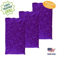Nature Creation Set of 3 Microwave Heating Pad | Heating Pack for Cramps, Arthritis, Joints Pain, Soring Muscles & Aching Feet | Reusable Microwave Hot Pack for Pain Relief (Unscented Purple Marble)