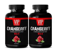 Reduce Cholesterol - Cranberry Concentrated Extract 252Mg 50: 1 - Cranberry Supplement - 2 Bottles 120 Softgels