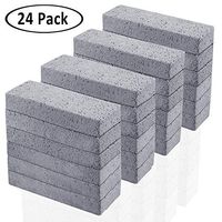 24 Pack Pumice Stone for Cleaning, Pumice Scouring Pad, Toilet Bowl Ring Remover Pumice Stick Cleaner for Kitchen/Bath/Pool/Household Cleaning, 5.9 x 1.4 x 0.98 Inch