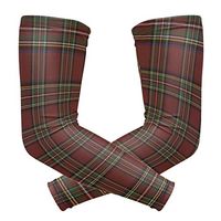 Anyangquji Royal Stewart Tartan Arm Sleeve Protectiv for Man Elbow Brace for Arthritis (1 Pair)
