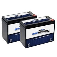 12V 10AH SLA Battery for Razor MX350 V1-8 / Rebellion Chopper V7-8 / Bella - 2PK