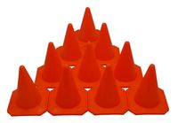 BlueDot Trading 4" RC Racing Agility Cones, Orange  - Set of 10
