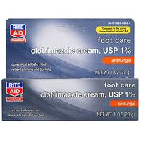Rite Aid Clotrimazole Anti-fungal Cream, 1% - 1 oz | Treats Athlete's Foot
