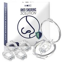 Anti Snoring Devices Snoring Solution,Silicone Magnetic Anti Snore Nose Clip, Professional Sleeping Aid Relieve Snore (Pack of 4)