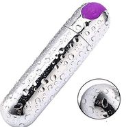 PPW Travel Cordless Massager for Neck and Back,USB Recharge,Waterproof,Pocket Mini Massager Stick Silver