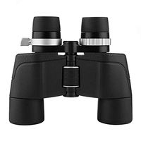 Jklnm 8-21X50 Zoom High Power Binoculars HD Night Vision Zooming Telescopes BAK4 Prism for Outdoor Camping Black
