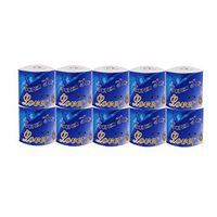 10 Rolls Toilet Paper Clean Toilet Tissue Bulk Rolls Bathroom White Soft 3 Ply Standard Rolls Bulk Tissue