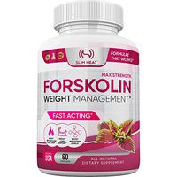 100% Pure Forskolin - Non GMO, Gluten Free, All Natural & Made in USA - Assist Metabolism Function, Weight Loss Support for Women & Men - Coleus Forskohlii Root Extract (60 Capsules)