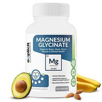 Pure Magnesium Glycinate 425mg, 100% Chelated, 60 Capsules – Supports Bone, Heart, Nerve & Muscle Health – USA – 1 Month