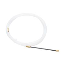 uxcell 16 Feet (5M) Nylon Fish Tape Dia 0.12in (3mm) Electrical Wire Threader Cable Running Rods Fish Tape Pulling