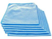 Streak Free Lint Free Whole House Cleaning Cloths 16" by 16" with Just Water for a 99% Antibacterial Clean (6 Pack)