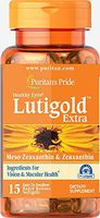 Puritan's Pride Healthy Eyes Lutigold Extra with Zeaxanthin Trial Size-15 Softgels