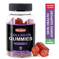 Collagen Gummies, Biotin Gummies Supplements Hair Growth Vitamins - Nutrition Collagen Hydrolysate Gummy Vitamins, Collagen Peptide Vitamins Natural for Skin Nail Joint Supplements for Men Women
