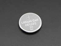 Adafruit CR1220 12mm Diameter - 3V Lithium Coin Cell Battery [ADA380]