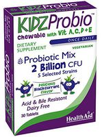 KidzProbio Chewables with Vitamin A, C, D, and E, 30 Count
