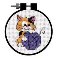 DIMENSIONS Needlecrafts Counted Cross Stitch, Cute Kitty