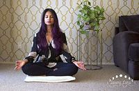 Earthing/Grounding Meditation pad, 24” by 24”, Made of Silver Threads and Premium Cotton. Connect to The Energies of Mother Earth While Relaxing on This Soft pad. Comes with a 16ft Cord.