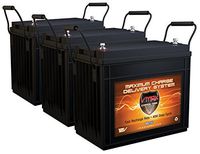 QTY3 VMAX MR147-155 12V 155AH AGM Deep Cycle Batteries for Minn Kota Ulterra 112/US2 36V 112lb Trolling Motor